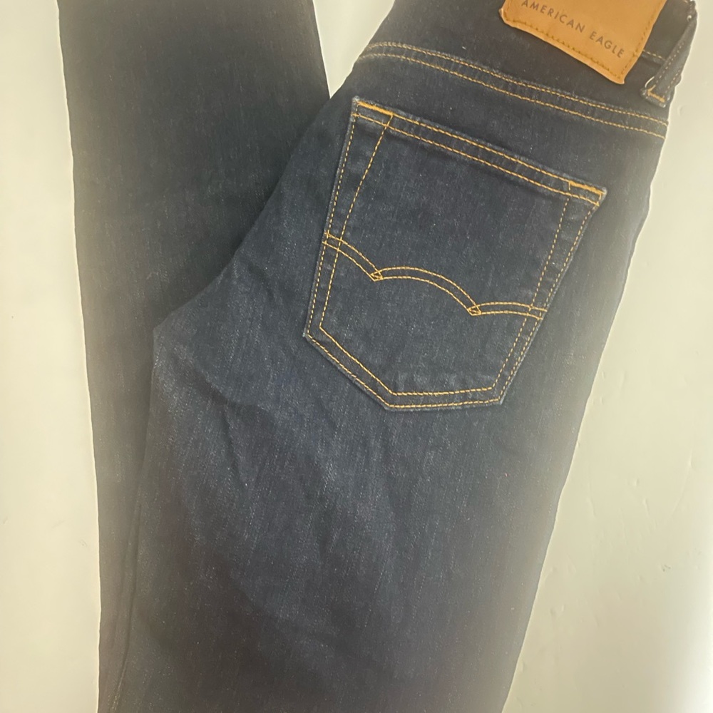 American Eagle Blue Jeans.